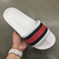 Replica High Quality Men's leather sandals casual slippers flip flops gucci slipper SN_GU002