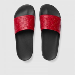 High Quality Gucci Signature slide sandal