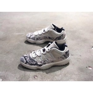 High Quality Jordan Retro 11 Low Snakeskin Light Bone real snakeskin ready to ship