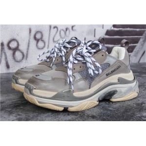 High Quality Paris TRIPLE S TRAINER Cool Grey