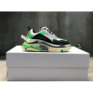 High Quality Mr Porter Exclusive Triple S Neon Green