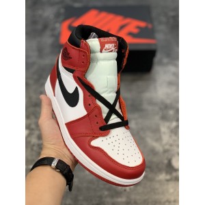 High Quality AIR JORDAN I CHICAGO  BEST VERSION with retail leather