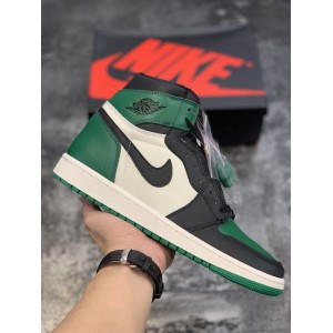 High Quality AIR JORDAN 1 HIGH OG “PINE GREEN”RETAIL VERSION READY TO SHIP