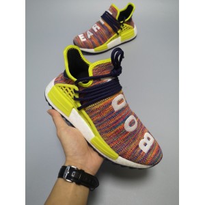 High Quality adidas x Pharrell Williams Human Race NMD Rainbow Trail Body Earth with BASF boost