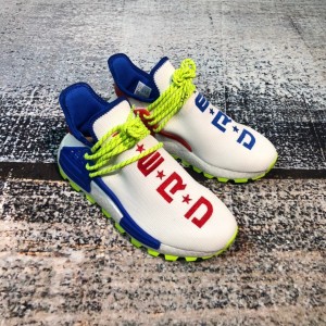 High Quality Adidas NMD Hu “Homecoming” EE6283 Pharrell And N*E*R*D* with fish scale BASF boost