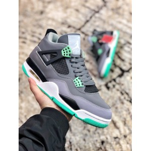 High Quality Air Jordan IV Retro Green Glow GS from perfectkicks.net