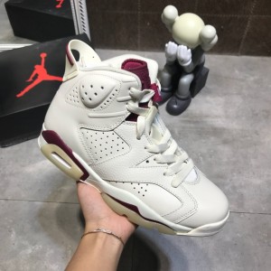 High Quality Air Jordan 6 Maroon best version Original material from PK