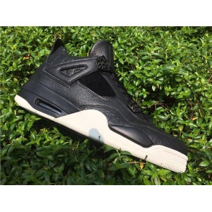 Authentic Air Jordan 4 Premium Black From Perfectkicks.club