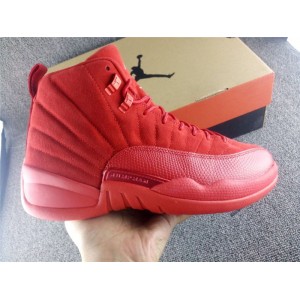 High Quality Air jordan 12 Premium Red Suede