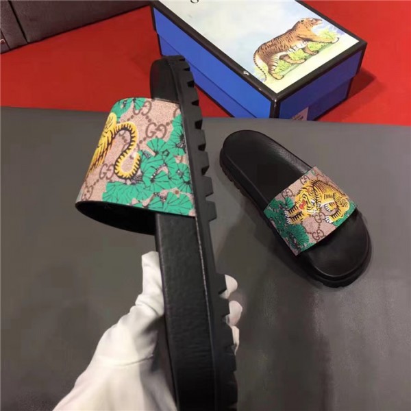 High Quality Gucci tiger print sandals OF_9AF079045B9F