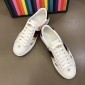 Replica Gucci Fashion Desgin Sneaker White and gold bee embroidery with white sole MS02200