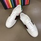 Replica Gucci Ace Bee Embroidered Collapsible-heel Leather Sneakers MS02205