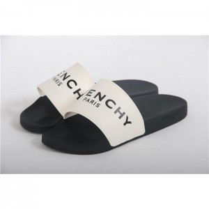 High Quality Givenchy Logo Embossed Rubber Slide Sandals In White SN_DC6C19972B05