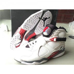 High Quality Air Jordan 8 Retro Bugs Bunny Whiteblack True Red Men'S Sneaker 1393A0950FBB