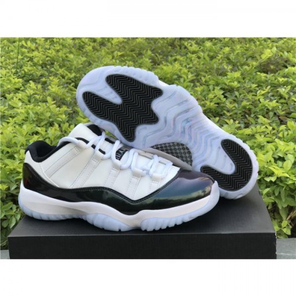 Air Jordan 11 Low 'Easter' White/Emerald Rise Black Sneakers 9215437804A1