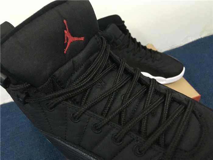 Air Jordan 12 Retro Waterproof Nylon Black Sneakers