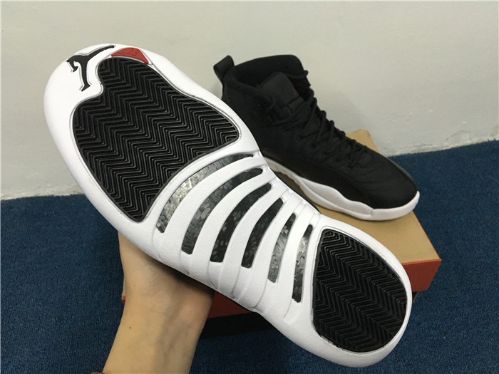 Air Jordan 12 Retro Waterproof Nylon Black Sneakers