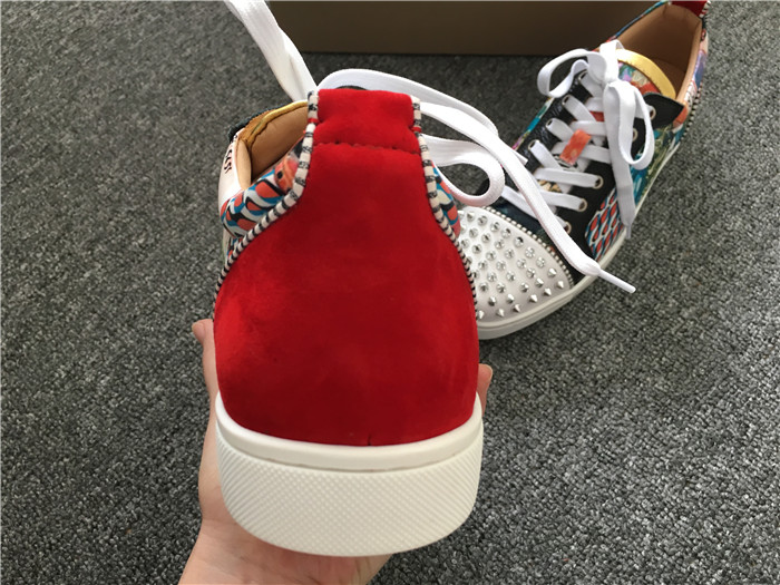 Super Perfect Christian Louboutin Trashprint Low Top Sneakers