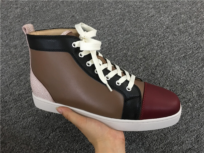 Limited Version Christian Louboutin Mastic Louis Men's Flat Sneakers