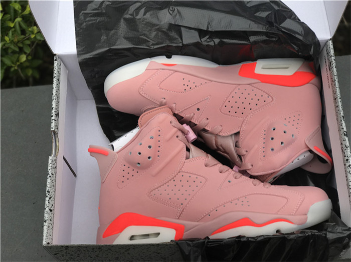 Air Jordan 6 Millenial Pink Sneakers