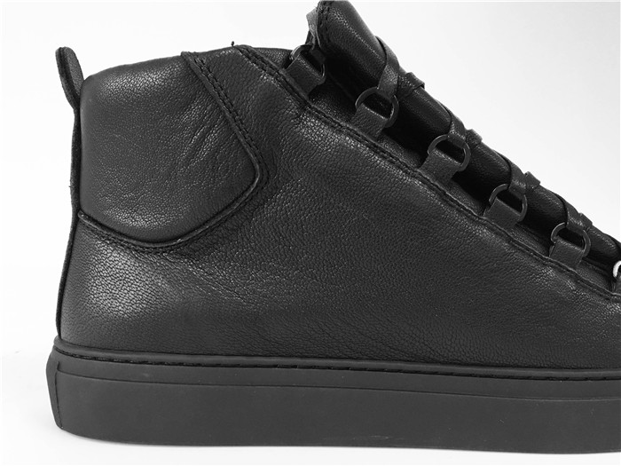 New Limited Version Balenciaga Arena Lambskin Creased Leather Matt Sneakers