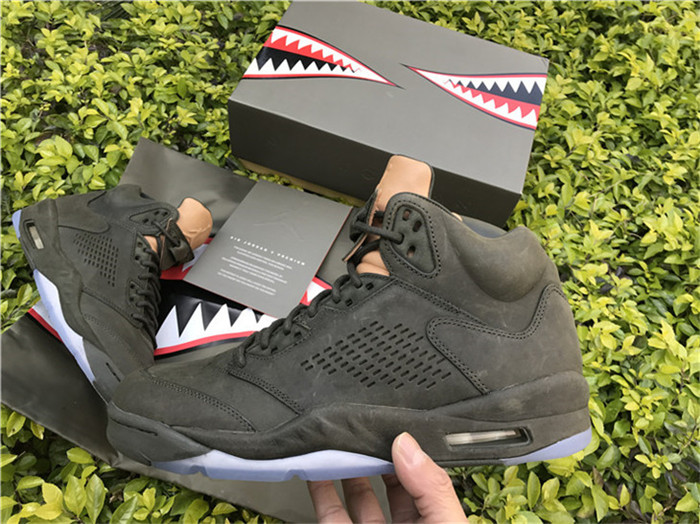 Air Jordan 5 Take Flight Army Green Men Sneakers