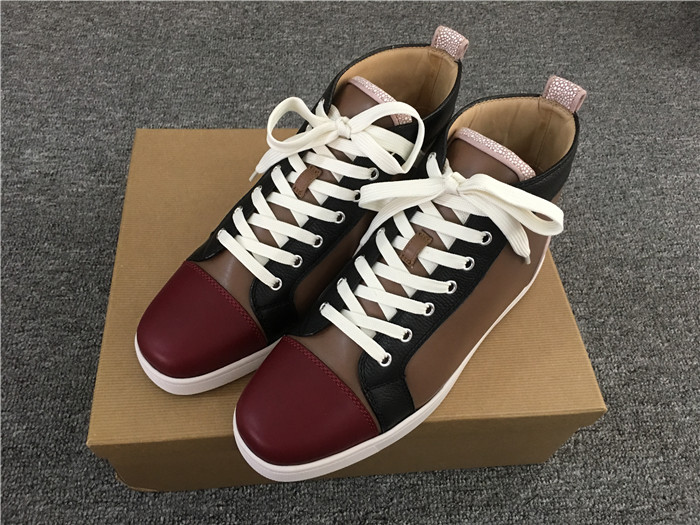 Limited Version Christian Louboutin Mastic Louis Men's Flat Sneakers