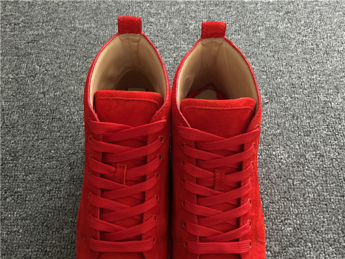 Christian Louboutin Red Louis Men's Flat Sneakers