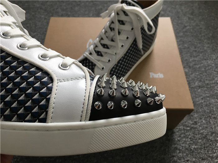 Limited Version Christian Louboutin Lou Spikes Orlato Flat Sneakers