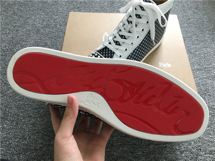 Limited Version Christian Louboutin Lou Spikes Orlato Flat Sneakers