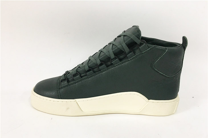 Super perfect Balenciaga Holiday collection high sneakers light green 