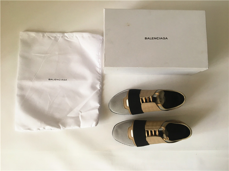 Super Perfect Balenciaga Race Runners Panelled Low-top Sneakers for Men