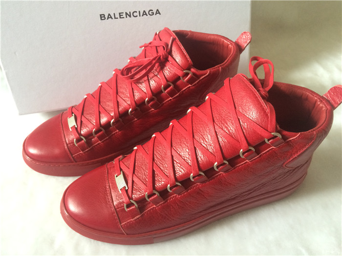 Balenciaga Arena High Sneaker Rouge Grenade