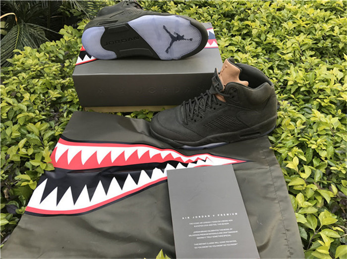 Air Jordan 5 Take Flight Army Green Men Sneakers