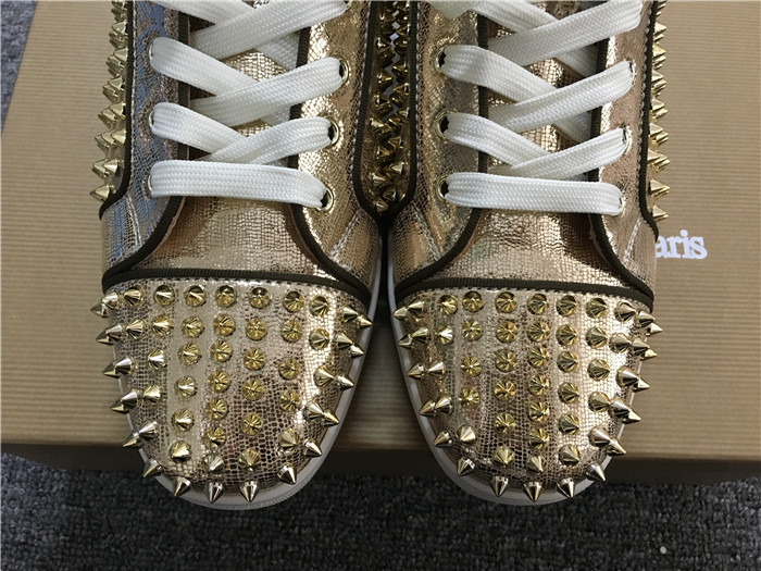 Christian Louboutin Louis Spikes Orlato Men's Flat Sneakers