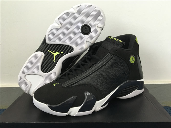 Air Jordan 14 Indiglo Black/White Sneakers