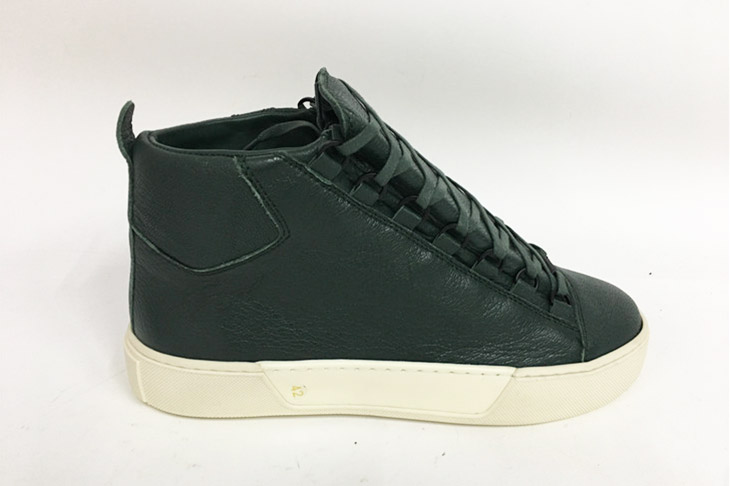 Super perfect Balenciaga Holiday collection high sneakers light green 