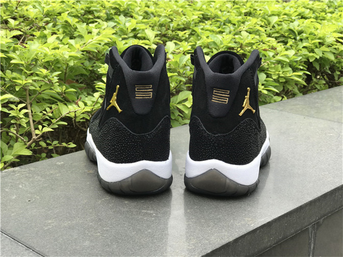 Air Jordan 11s PRM Heiress Black Stingray Sneakers