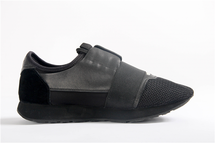 Super Perfect Balenciaga Race Runners All Black Men Sneakers