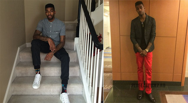 NBA Kicks: Dorell Wright In Balenciaga Arena Lambskin Low Sneakers