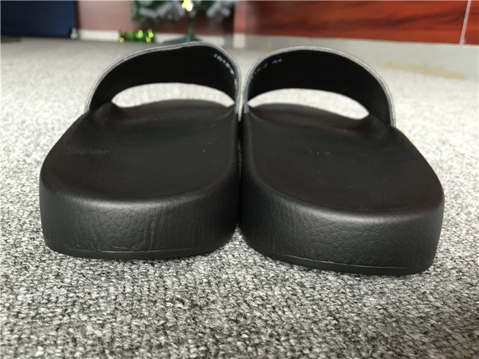 Givenchy Logo Polyurethane Slide Sandals in Black